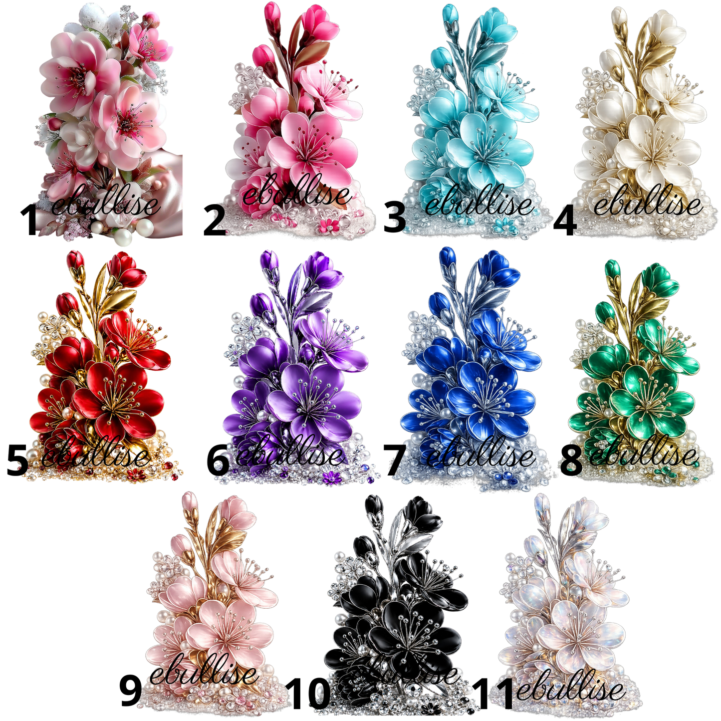 joaillerie de fleurs