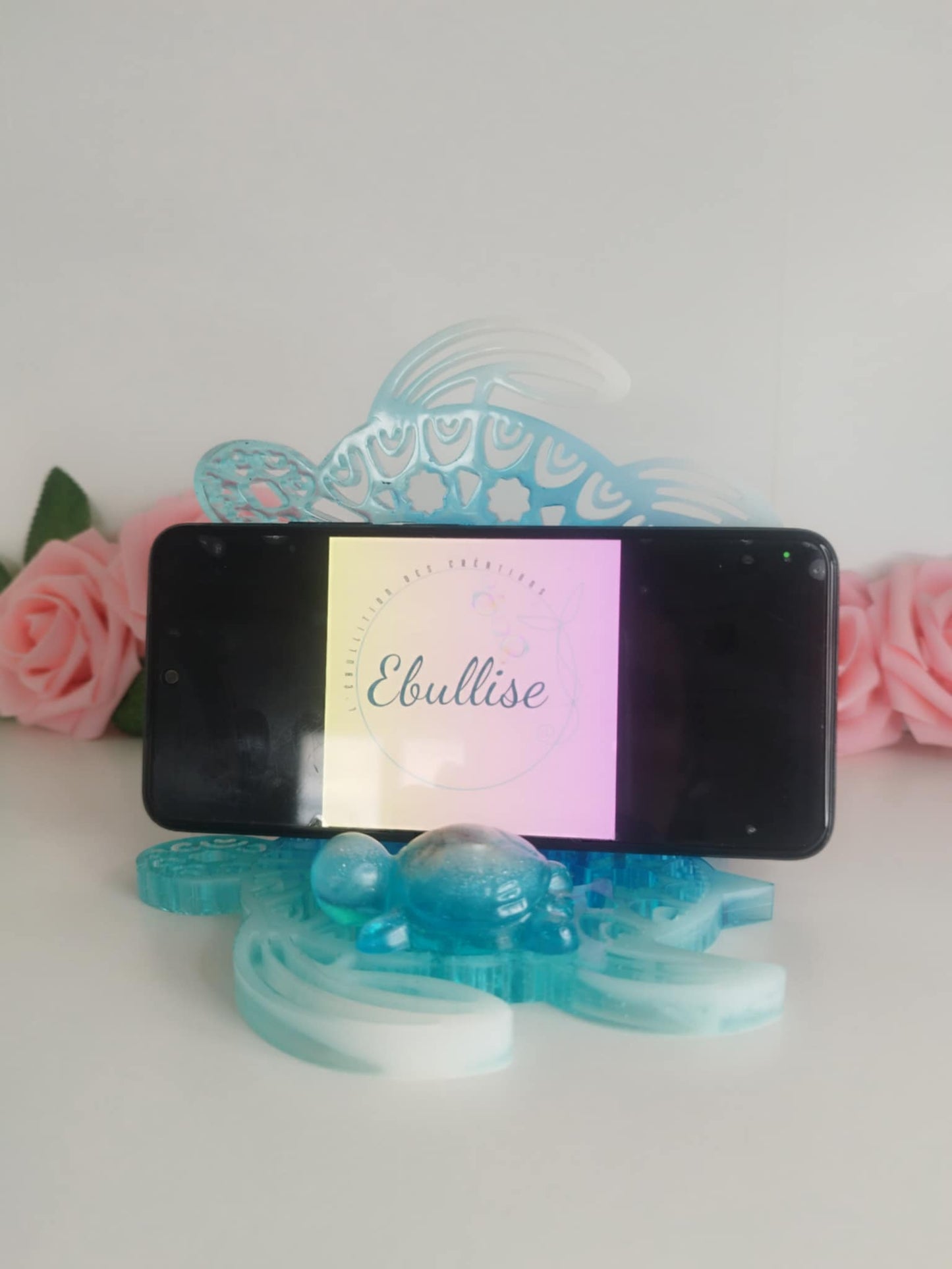 Porte téléphone décoratif tortue