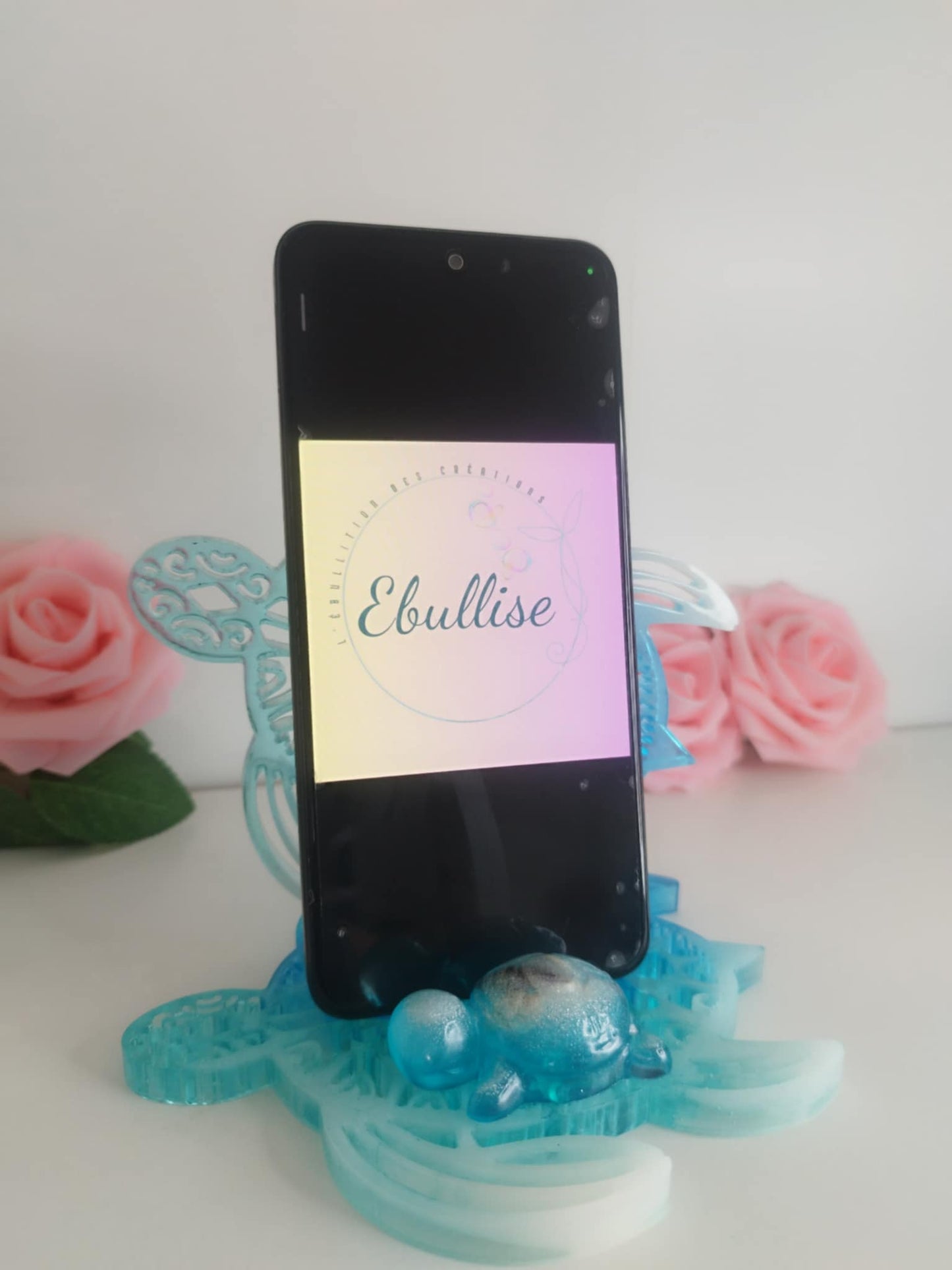 Porte téléphone décoratif tortue
