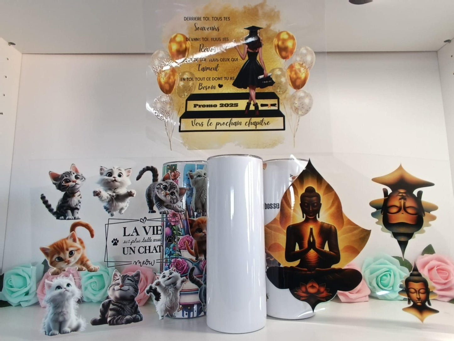 tumbler à personnaliser en live