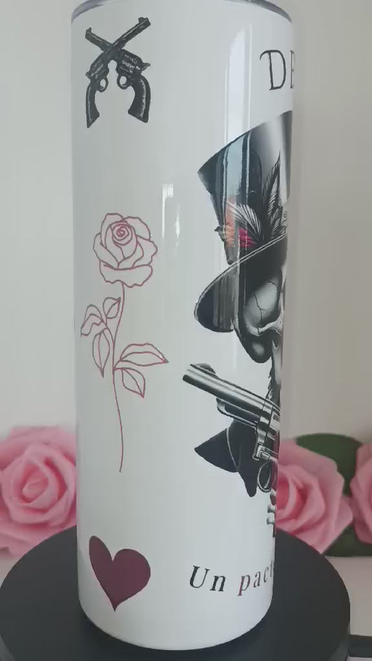 Tumbler personnalisé Bonnie and Clyde