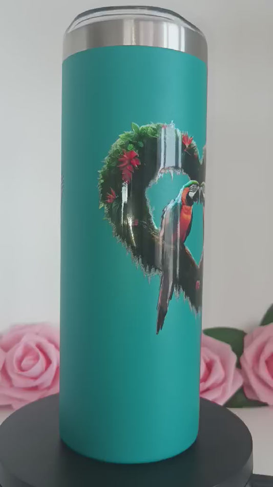 Tumbler personnalisé perroquets
