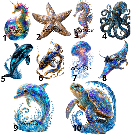 animaux aquatiques joyaux