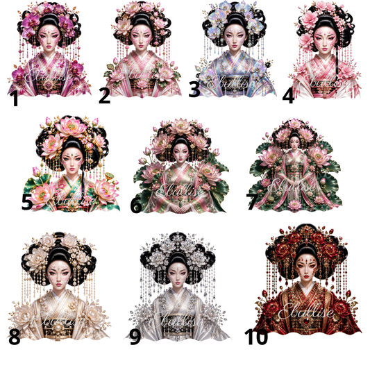 portrait de Geisha