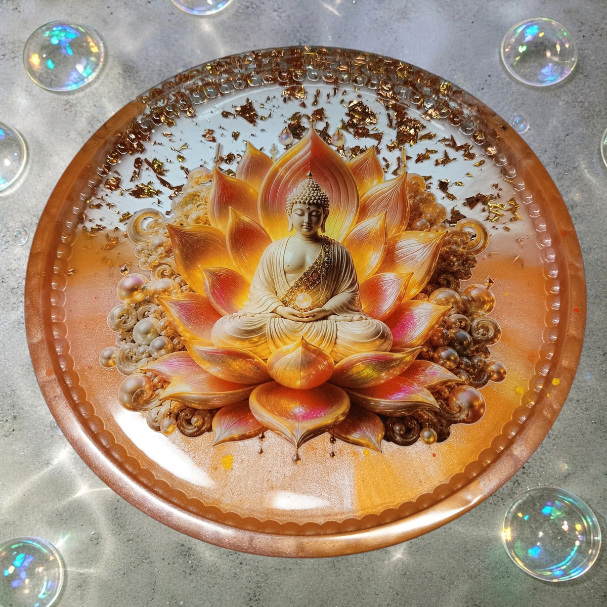 plateau moyen rond bulle