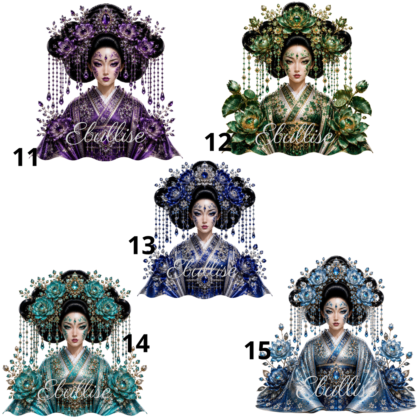 portrait de Geisha