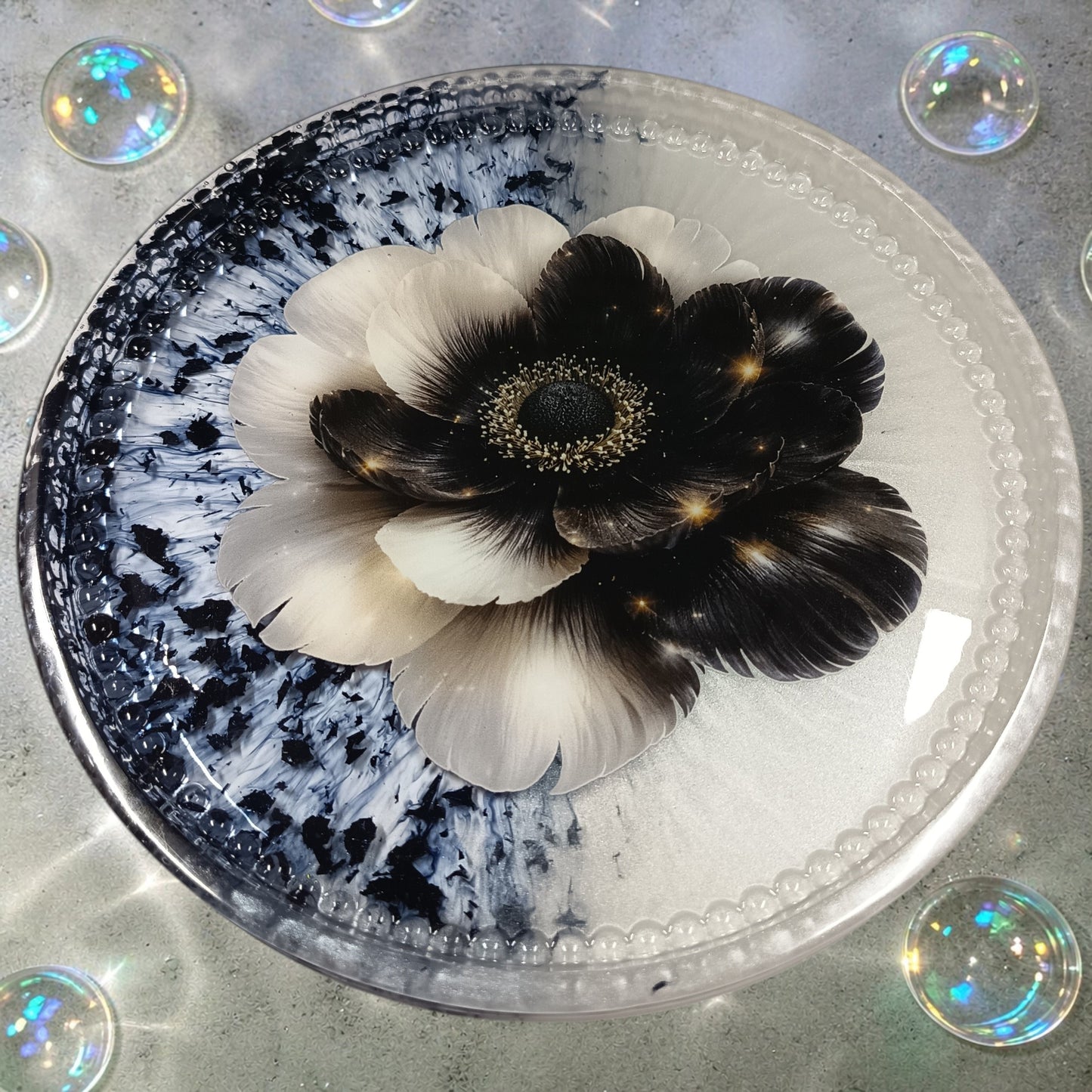 plateau moyen rond bulle