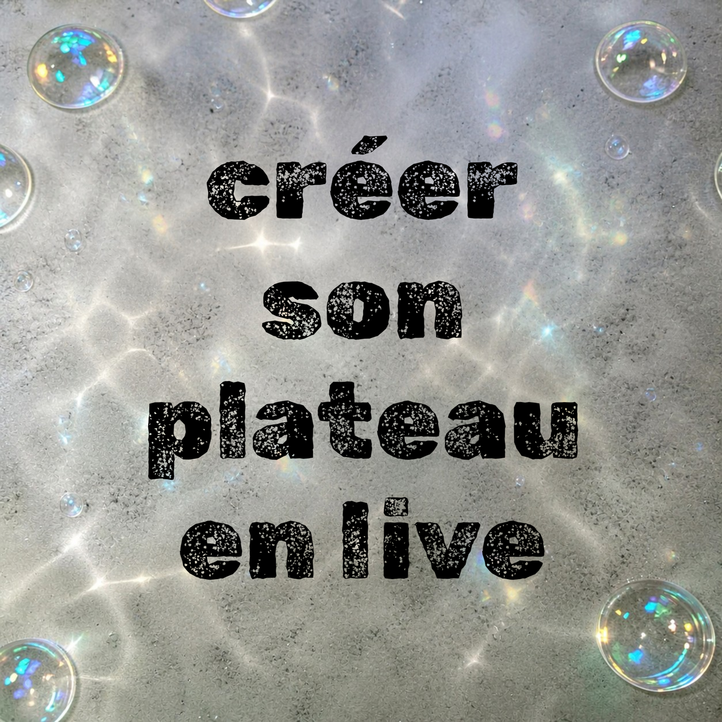 plateau moyen rond bulle