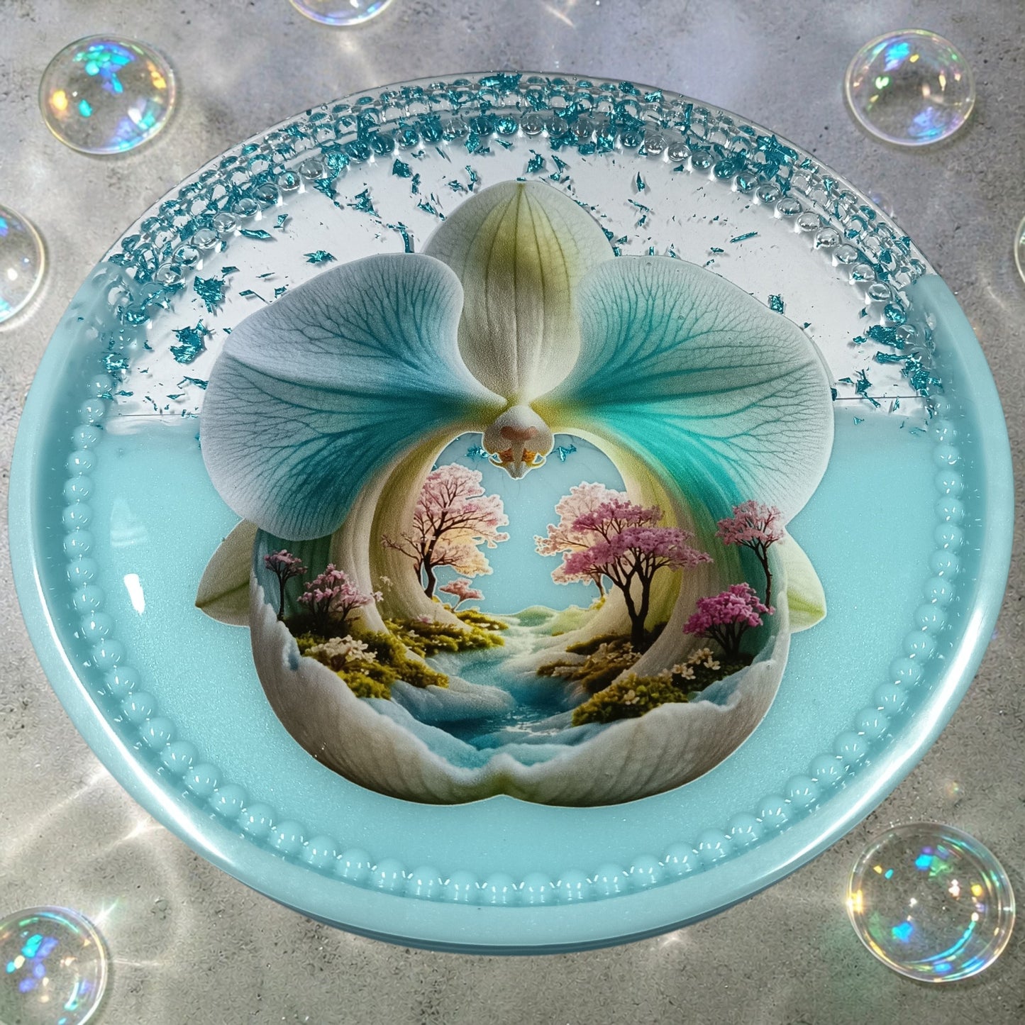 plateau moyen rond bulle