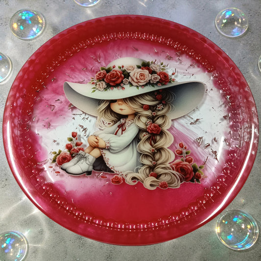 petit plateau rond bulles