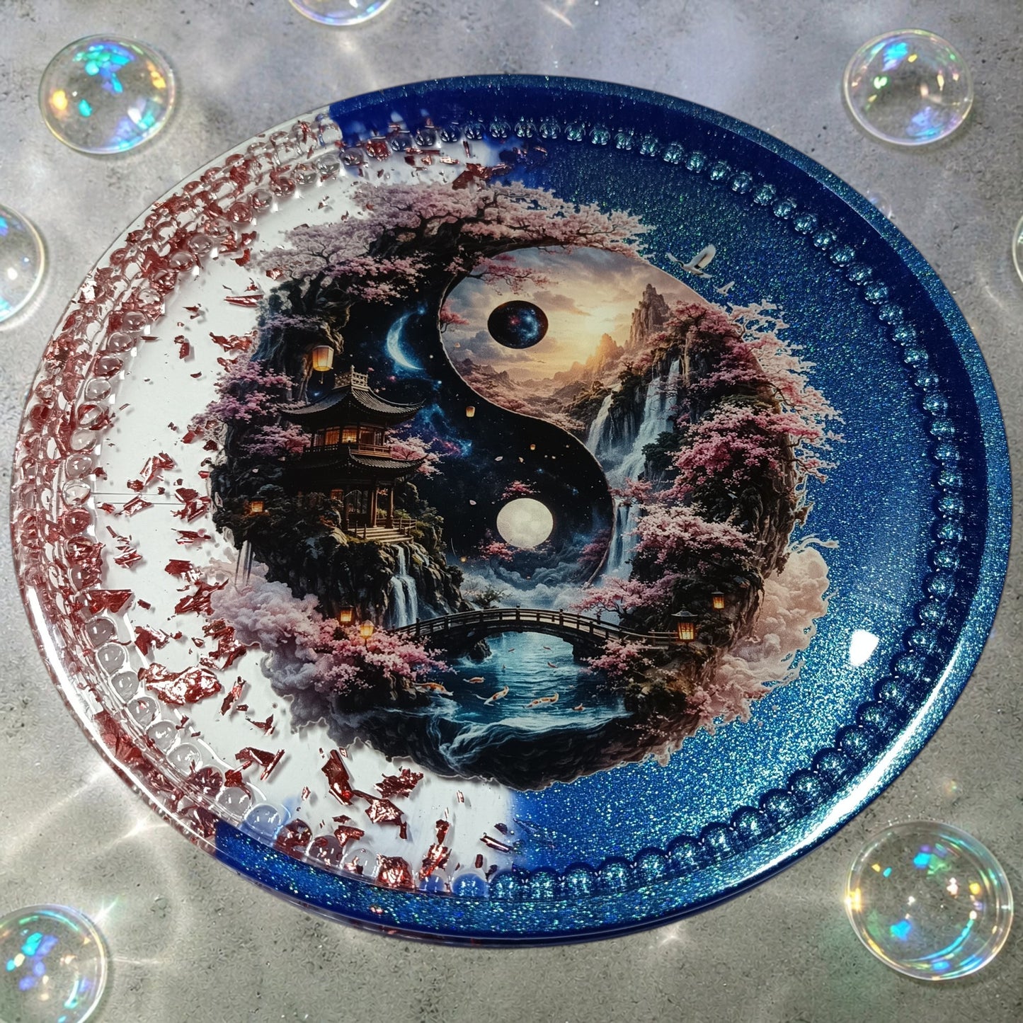 plateau moyen rond bulle